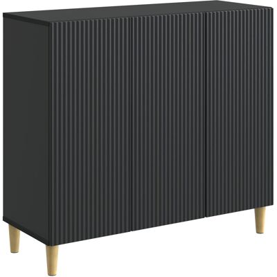MAISON EXCLUSIVE - Credenza Nero 89 X 34,5 X 80 Cm Legno Ingegnerizzato MAISON EXCLUSIVE - Credenza Nero 89 X 34,5 X 80 Cm Legno Ingegnerizzato