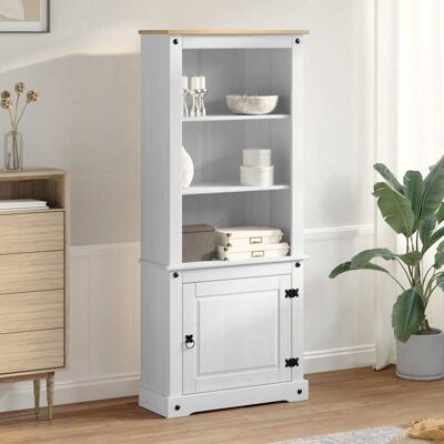 VIDAXL Credenza Bianco 74 X 38 X 170 Cm Pino Massello VIDAXL Credenza Bianco 74 X 38 X 170 Cm Pino Massello