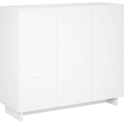 VIDAXL Credenza Bianco 85,5 X 31 X 75 Cm Legno Ingegnerizzato VIDAXL Credenza Bianco 85,5 X 31 X 75 Cm Legno Ingegnerizzato