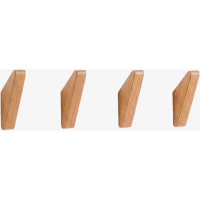 SKLUM Set Di 4 Appendiabiti Da Parete In Legno Brana SKLUM Set Di 4 Appendiabiti Da Parete In Legno Brana