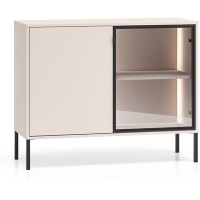 PETITS-MEUBLES Buffet 2 Ante Paige Cashmere E Nero 86cm PETITS-MEUBLES Buffet 2 Ante Paige Cashmere E Nero 86cm