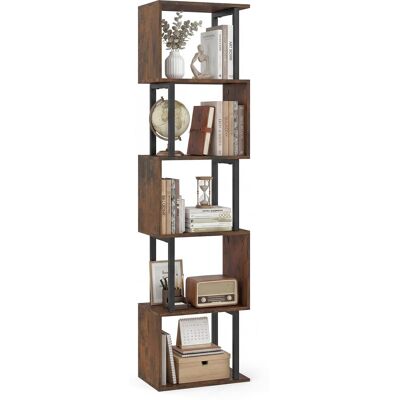 COSTWAY Libreria A 5 Livelli Scaffale Espositore In Legno Mobile Portaoggetti Organizzatore Di Stoccaggio Mensola Libri Libreria Verticale Libreria Scaffale L COSTWAY Libreria A 5 Livelli Scaffale Espositore In Legno Mobile Portaoggetti Organizzatore Di Stoccaggio Mensola Libri Libreria Verticale Libreria Scaffale L