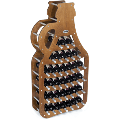ORIGINAL LEGNO ITALIA - Cantinetta Portabottiglie In Legno Scaffale Mobile Per Bottiglie Vino Made In Italy Mod. Fiasco Noce B.36 L75 X P25 X 150h ORIGINAL LEGNO ITALIA - Cantinetta Portabottiglie In Legno Scaffale Mobile Per Bottiglie Vino Made In Italy Mod. Fiasco Noce B.36 L75 X P25 X 150h