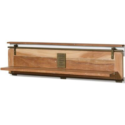 Massivmoebel24 Mensola Mango Bianco Laccato 140x25x38 (bxtxh) Montato Railway 589 Massivmoebel24 Mensola Mango Bianco Laccato 140x25x38 (bxtxh) Montato Railway 589