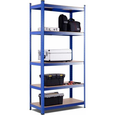 COSTWAY Scaffale Con 5 Livelli, Mobile Resistente Con 5 Mensole, Capacita Di Peso 875 Kg, Altezza Mensole Regolabile, Senza Bulloni, Uso Versatile 90x40x180cm COSTWAY Scaffale Con 5 Livelli, Mobile Resistente Con 5 Mensole, Capacita Di Peso 875 Kg, Altezza Mensole Regolabile, Senza Bulloni, Uso Versatile 90x40x180cm