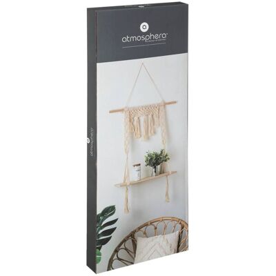 ATMOSPHERA Mensola A Muro Mio Avorio Bianco Macramè 60x80cm Créateur D'Intérieur ATMOSPHERA Mensola A Muro Mio Avorio Bianco Macramè 60x80cm Créateur D'Intérieur