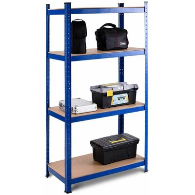 COSTWAY Scaffale Per Carichi Pesanti Scaffalatura In Metallo Per Garage Officina A 4 Ripiani 80 X 40 X 160 Cm COSTWAY Scaffale Per Carichi Pesanti Scaffalatura In Metallo Per Garage Officina A 4 Ripiani 80 X 40 X 160 Cm