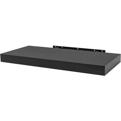 WOLTU - Mensola da Parete 50cm - Nero - Mensola Rettangolare per Decorazione & Conservazione WOLTU - Mensola da Parete 50cm - Nero - Mensola Rettangolare per Decorazione & Conservazione