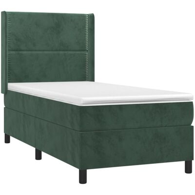 MAISONCHIC Letto in Velluto Verde Scuro - Letto MAISONCHIC Letto in Velluto Verde Scuro - Letto