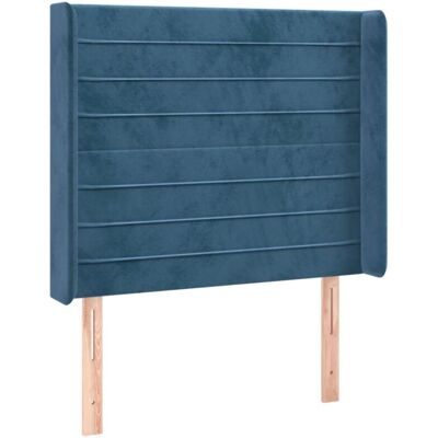 Testiera in Velluto Blu Scuro VidaXL - Testiera Testiera in Velluto Blu Scuro VidaXL - Testiera