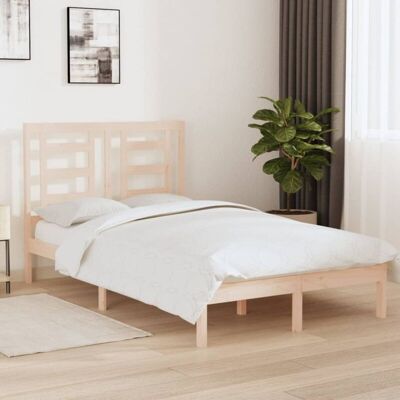 Rete in pino marrone vidaXL 120x200 cm - Struttura e Base Rete in pino marrone vidaXL 120x200 cm - Struttura e Base