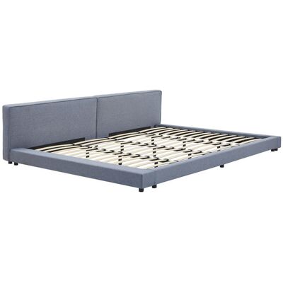 Home Deluxe - Letto Con Mensola Galaxis Dimensioni: 270 X 200 Cm, Colore: Grigio Home Deluxe - Letto Con Mensola Galaxis Dimensioni: 270 X 200 Cm, Colore: Grigio