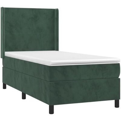 Letto in Velluto Verde con LED - Letto Letto in Velluto Verde con LED - Letto