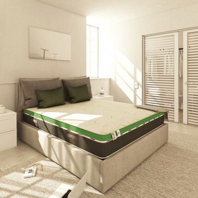 BALDIFLEX - Materasso 1600 Molle E Memory 5 Cm Energy Piazza E Mezza Misura 120x190 Cm BALDIFLEX - Materasso 1600 Molle E Memory 5 Cm Energy Piazza E Mezza Misura 120x190 Cm