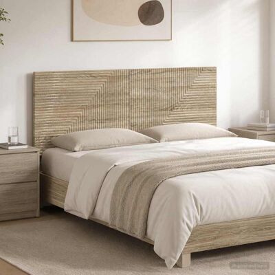 VIDAXL Testiera Da Muro Haarlem Rovere Sonoma Legno Ingegnerizzato VIDAXL Testiera Da Muro Haarlem Rovere Sonoma Legno Ingegnerizzato