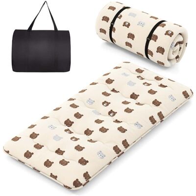 HELLOSHOP26 Materasso Futon Da Pavimento 90 X 200 X 10 Cm Pieghevole Con Fodera Lavabile Design Confortevole In Microfibra Marrone 200012684 HELLOSHOP26 Materasso Futon Da Pavimento 90 X 200 X 10 Cm Pieghevole Con Fodera Lavabile Design Confortevole In Microfibra Marrone 200012684