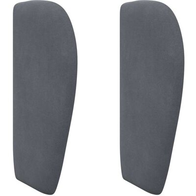 VIDAXL Orecchia Della Testata Grigio Sfumato 40 X 23 X 6 Cm Velluto VIDAXL Orecchia Della Testata Grigio Sfumato 40 X 23 X 6 Cm Velluto