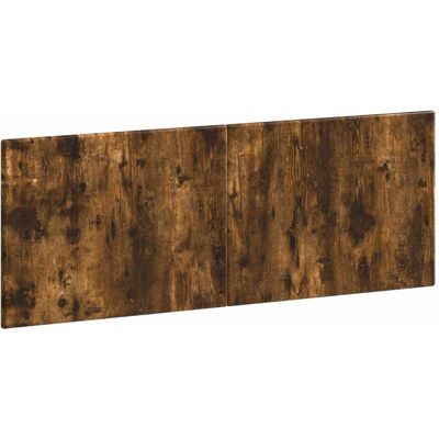 VIDAXL Testiera Da Muro Breda Rovere Fumo Legno Ingegnerizzato VIDAXL Testiera Da Muro Breda Rovere Fumo Legno Ingegnerizzato