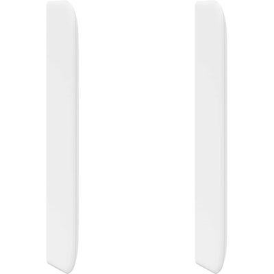 VIDAXL Orecchia Della Testata Bianco Pvc VIDAXL Orecchia Della Testata Bianco Pvc