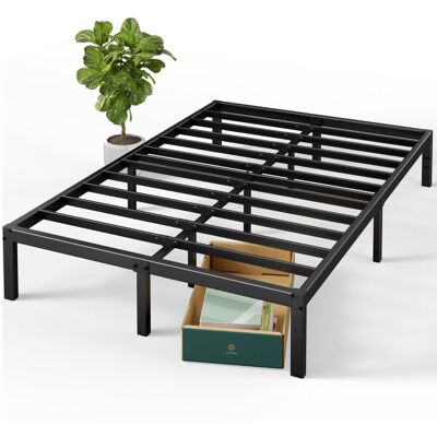 ZINUS Elias Letto 150x190 Cm - Altezza 36 Cm Con Stoccaggio Sotto Il Letto - Telaio Del Letto In Metallo - Nero ZINUS Elias Letto 150x190 Cm - Altezza 36 Cm Con Stoccaggio Sotto Il Letto - Telaio Del Letto In Metallo - Nero