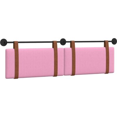 VIDAXL Testata Appesa Tinta Unita Rosa 190 X 55 X 5 Cm Pu Antico VIDAXL Testata Appesa Tinta Unita Rosa 190 X 55 X 5 Cm Pu Antico