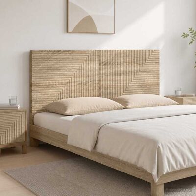 VIDAXL Testiera Da Muro Haarlem Rovere Sonoma Legno Ingegnerizzato VIDAXL Testiera Da Muro Haarlem Rovere Sonoma Legno Ingegnerizzato