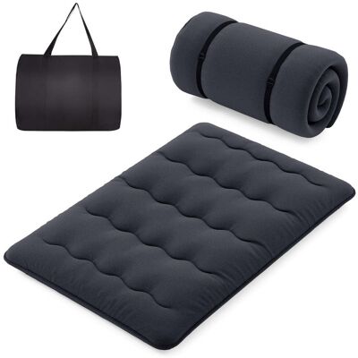 HELLOSHOP26 Materasso Futon Da Pavimento 200 X 140 X 10 Cm Comfort Ottimale Per Il Campeggio E Atmosfera Accogliente Microfibra Nera 200017896 HELLOSHOP26 Materasso Futon Da Pavimento 200 X 140 X 10 Cm Comfort Ottimale Per Il Campeggio E Atmosfera Accogliente Microfibra Nera 200017896