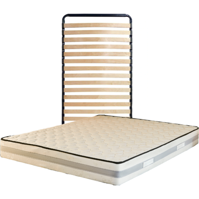 KING OF DREAMS Completo Materasso In Schiuma A Memoria 90x190 - Rete Smontata - Spessore 23 Cm - Molto Rigido - Comfort Ottimale - Uso Quotidiano KING OF DREAMS Completo Materasso In Schiuma A Memoria 90x190 - Rete Smontata - Spessore 23 Cm - Molto Rigido - Comfort Ottimale - Uso Quotidiano