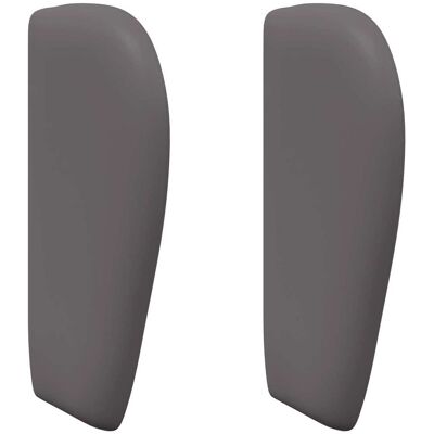 VIDAXL Orecchia Della Testata Grigio Sfumato Pvc VIDAXL Orecchia Della Testata Grigio Sfumato Pvc