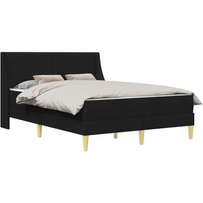 VIDAXL Struttura Letto Con Materasso Con Testiera Poliestere VIDAXL Struttura Letto Con Materasso Con Testiera Poliestere