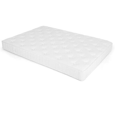 HELLOSHOP26 Materasso Matrimoniale 140 X 200 X 20 Cm Supporto Personalizzato Rigidità Media Comfort Ottimale Tessuto In Poliestere Bianco 200018005 HELLOSHOP26 Materasso Matrimoniale 140 X 200 X 20 Cm Supporto Personalizzato Rigidità Media Comfort Ottimale Tessuto In Poliestere Bianco 200018005