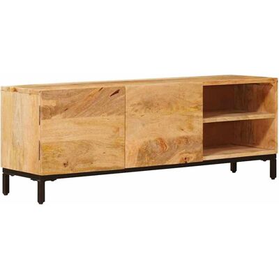 HELLOSHOP26 Mobiletto Moderno Con Ripiani Integrati 110 X 30 X 40 Cm In Legno Massello Di Mango Marrone 020058086 HELLOSHOP26 Mobiletto Moderno Con Ripiani Integrati 110 X 30 X 40 Cm In Legno Massello Di Mango Marrone 020058086