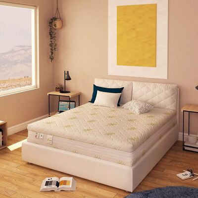 BALDIFLEX - Materasso Memory Foam 4 Strati Alto 23 Cm Super Top Matrimoniale Misura 180x200 Cm BALDIFLEX - Materasso Memory Foam 4 Strati Alto 23 Cm Super Top Matrimoniale Misura 180x200 Cm