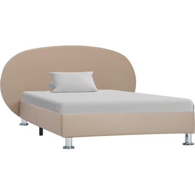 Struttura letto in ecopelle cappuccino vidaXL - Struttura del letto Struttura letto in ecopelle cappuccino vidaXL - Struttura del letto
