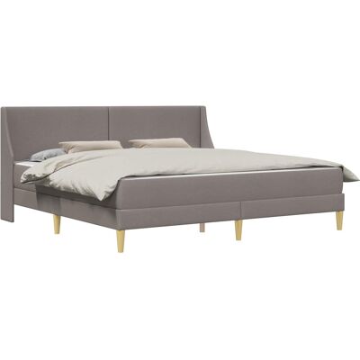 VIDAXL Struttura Letto Con Materasso Con Testiera Poliestere VIDAXL Struttura Letto Con Materasso Con Testiera Poliestere