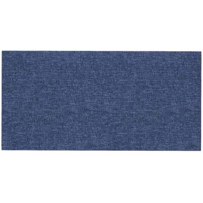 VIDAXL Testiera Da Parete 12 Pcs 60 X 30 Cm Blu Tessuto VIDAXL Testiera Da Parete 12 Pcs 60 X 30 Cm Blu Tessuto