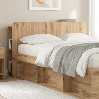 VIDAXL Testata Del Letto Rovere Artigianale Legno Ingegnerizzato VIDAXL Testata Del Letto Rovere Artigianale Legno Ingegnerizzato