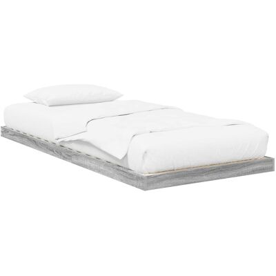 VIDAXL Struttura Letto A Terra Sonoma 75 X 190 Cm Legno Ingegnerizzato VIDAXL Struttura Letto A Terra Sonoma 75 X 190 Cm Legno Ingegnerizzato