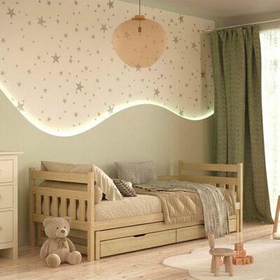 OEM Letto A Scomparsa 90x200 Con Rete A Doghe E Cassetti Inclusi David Legno OEM Letto A Scomparsa 90x200 Con Rete A Doghe E Cassetti Inclusi David Legno