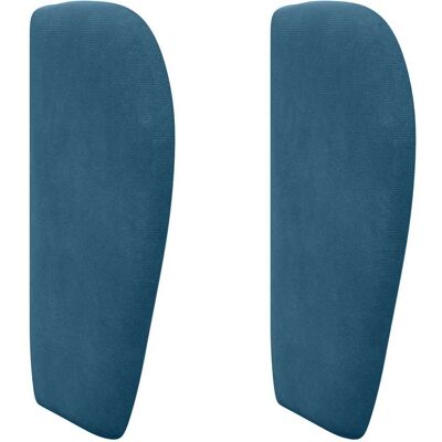 VIDAXL Orecchia Della Testata Blu 40 X 23 X 6 Cm Velluto VIDAXL Orecchia Della Testata Blu 40 X 23 X 6 Cm Velluto