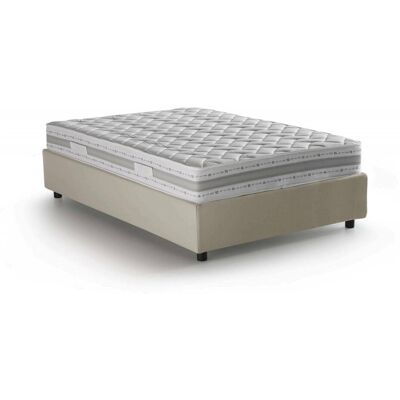Letto Talamo Italia con Spazio di Stoccaggio, 120x190cm, Beige - Letto Letto Talamo Italia con Spazio di Stoccaggio, 120x190cm, Beige - Letto