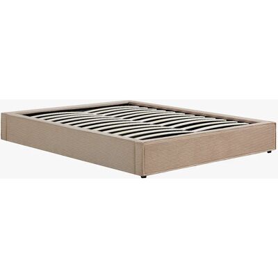 Unique Rete Contenitore 160 X 200 Cm In Velluto A Coste Beige - Kareso Di Ysmée Unique Rete Contenitore 160 X 200 Cm In Velluto A Coste Beige - Kareso Di Ysmée