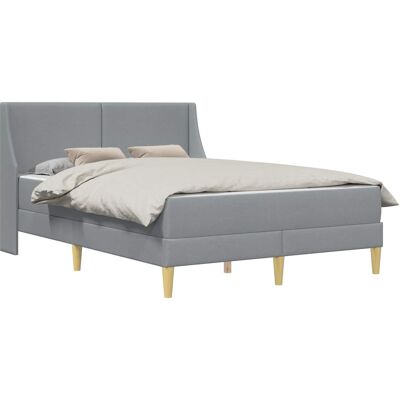 VIDAXL Struttura Letto Con Materasso Con Testiera Poliestere VIDAXL Struttura Letto Con Materasso Con Testiera Poliestere