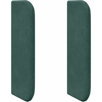 VIDAXL Orecchia Della Testata Verde Velluto VIDAXL Orecchia Della Testata Verde Velluto