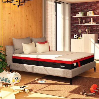 BALDIFLEX - Materasso 3000 Molle Micro E Memory 5 Cm Hybrid Fluttuo Matrimoniale Misura 160x200 Cm BALDIFLEX - Materasso 3000 Molle Micro E Memory 5 Cm Hybrid Fluttuo Matrimoniale Misura 160x200 Cm