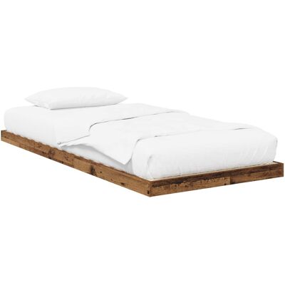 VIDAXL Struttura Letto A Terra Legno Vecchio 75 X 190 Cm VIDAXL Struttura Letto A Terra Legno Vecchio 75 X 190 Cm