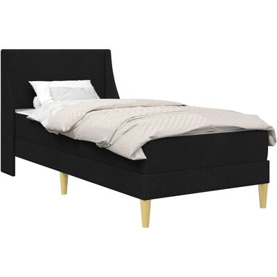 VIDAXL Struttura Letto Con Materasso Con Testiera Poliestere VIDAXL Struttura Letto Con Materasso Con Testiera Poliestere
