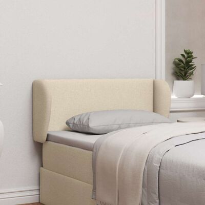 VIDAXL Orecchia Della Testata Crema Tessuto VIDAXL Orecchia Della Testata Crema Tessuto