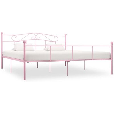 Vidaxl - Struttura letto metallica - Rosa - 200x200 cm - Bed frame Vidaxl - Struttura letto metallica - Rosa - 200x200 cm - Bed frame