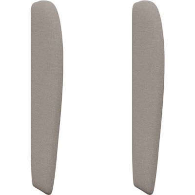 VIDAXL Orecchia Della Testata Beige Tessuto VIDAXL Orecchia Della Testata Beige Tessuto